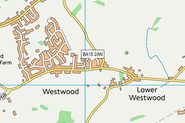 BA15 2AN map - OS VectorMap District (Ordnance Survey)