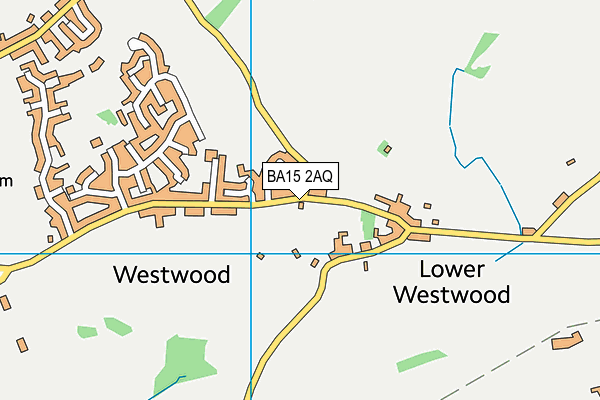 BA15 2AQ map - OS VectorMap District (Ordnance Survey)