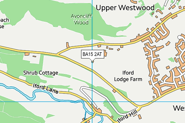 BA15 2AT map - OS VectorMap District (Ordnance Survey)