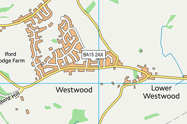 BA15 2AX map - OS VectorMap District (Ordnance Survey)