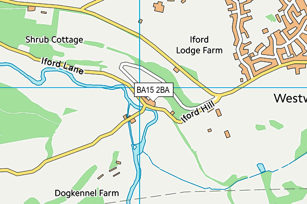 BA15 2BA map - OS VectorMap District (Ordnance Survey)