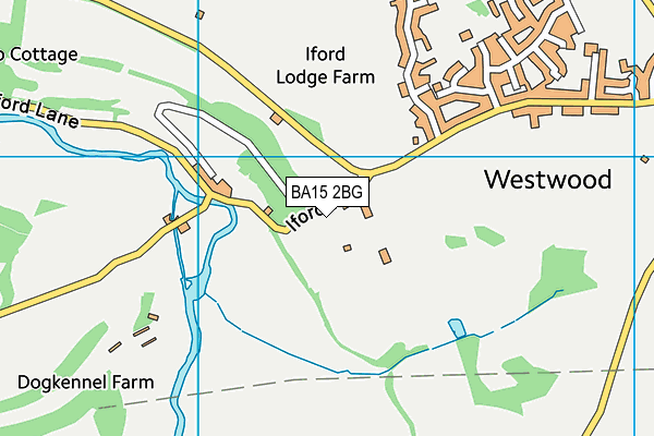 BA15 2BG map - OS VectorMap District (Ordnance Survey)