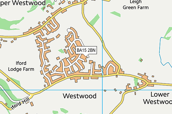 BA15 2BN map - OS VectorMap District (Ordnance Survey)