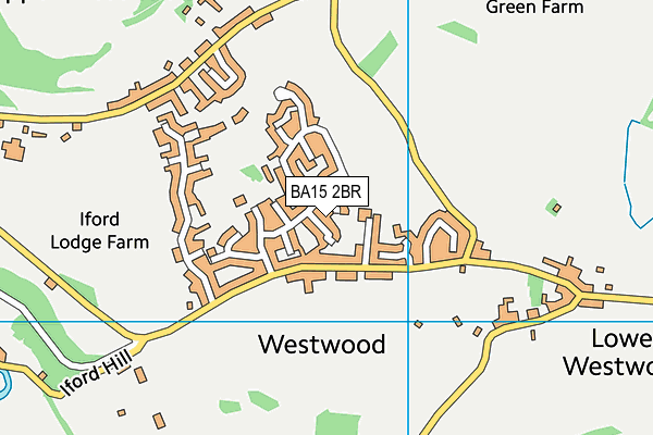 BA15 2BR map - OS VectorMap District (Ordnance Survey)