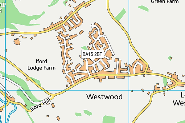 BA15 2BT map - OS VectorMap District (Ordnance Survey)