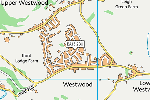 BA15 2BU map - OS VectorMap District (Ordnance Survey)