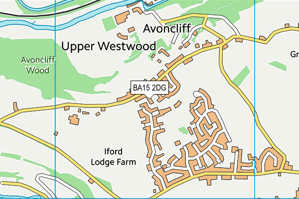 BA15 2DG map - OS VectorMap District (Ordnance Survey)