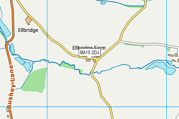 BA15 2DJ map - OS VectorMap District (Ordnance Survey)