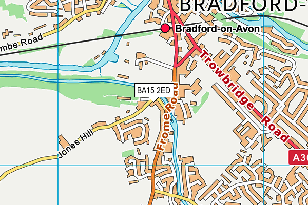 BA15 2ED map - OS VectorMap District (Ordnance Survey)