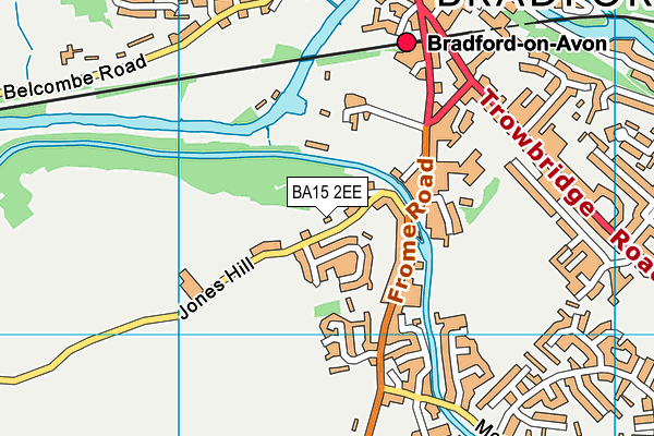 BA15 2EE map - OS VectorMap District (Ordnance Survey)