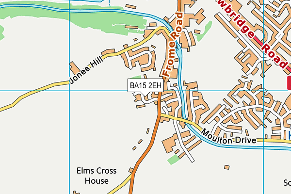 BA15 2EH map - OS VectorMap District (Ordnance Survey)