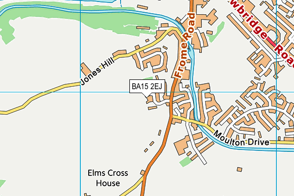 BA15 2EJ map - OS VectorMap District (Ordnance Survey)