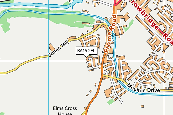 BA15 2EL map - OS VectorMap District (Ordnance Survey)