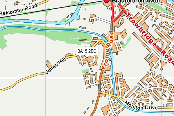 BA15 2EQ map - OS VectorMap District (Ordnance Survey)
