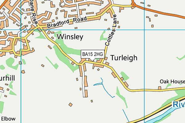 BA15 2HG map - OS VectorMap District (Ordnance Survey)