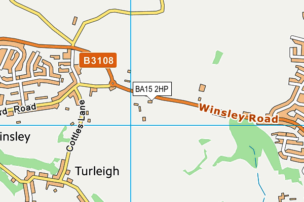 BA15 2HP map - OS VectorMap District (Ordnance Survey)