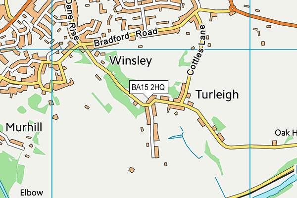 BA15 2HQ map - OS VectorMap District (Ordnance Survey)