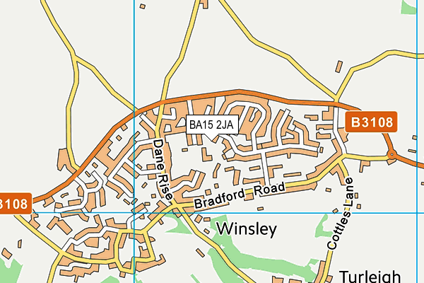 BA15 2JA map - OS VectorMap District (Ordnance Survey)