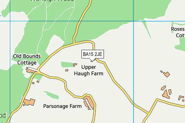 BA15 2JE map - OS VectorMap District (Ordnance Survey)