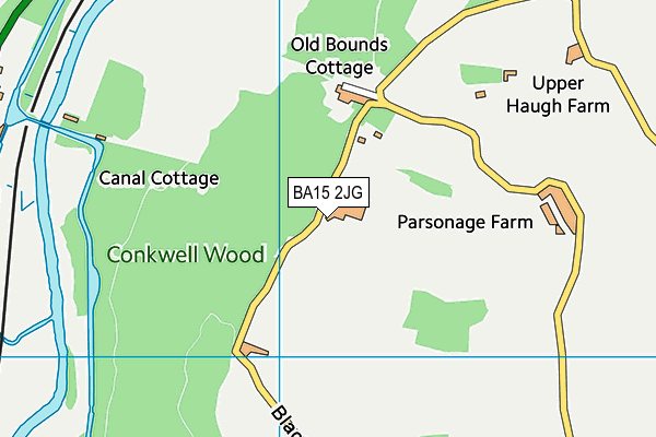 BA15 2JG map - OS VectorMap District (Ordnance Survey)