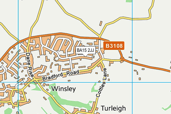 BA15 2JJ map - OS VectorMap District (Ordnance Survey)