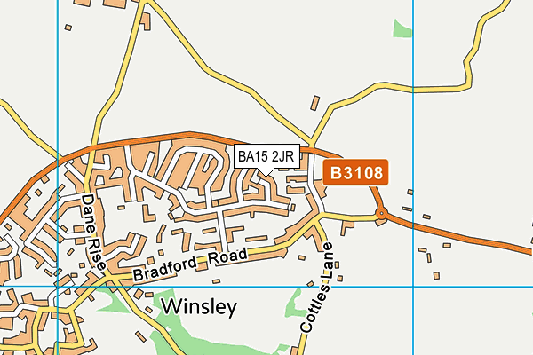 BA15 2JR map - OS VectorMap District (Ordnance Survey)