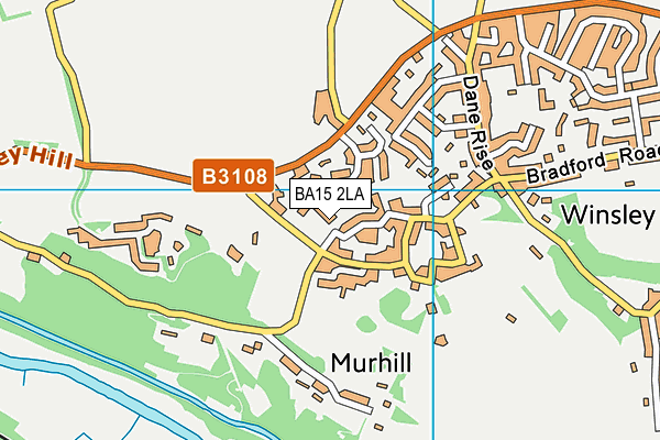 BA15 2LA map - OS VectorMap District (Ordnance Survey)