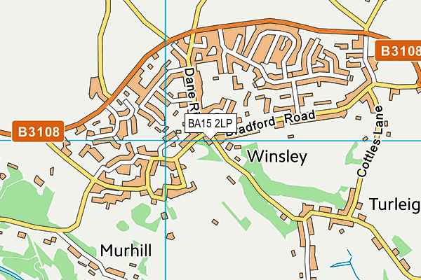 BA15 2LP map - OS VectorMap District (Ordnance Survey)