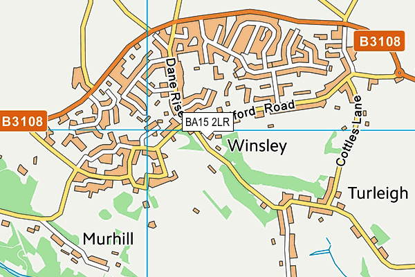 BA15 2LR map - OS VectorMap District (Ordnance Survey)