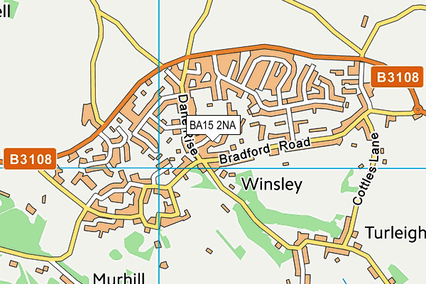 BA15 2NA map - OS VectorMap District (Ordnance Survey)