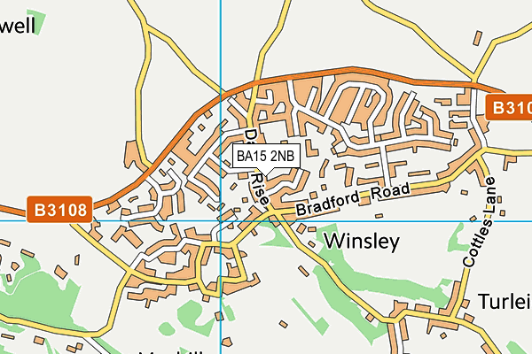 BA15 2NB map - OS VectorMap District (Ordnance Survey)