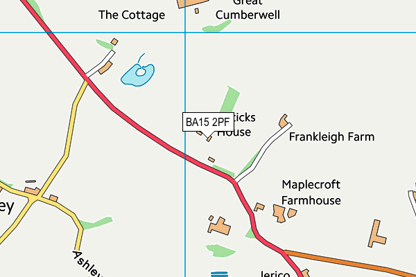 BA15 2PF map - OS VectorMap District (Ordnance Survey)