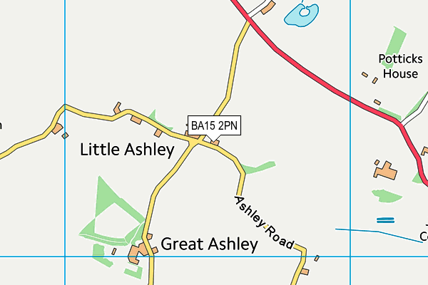 BA15 2PN map - OS VectorMap District (Ordnance Survey)