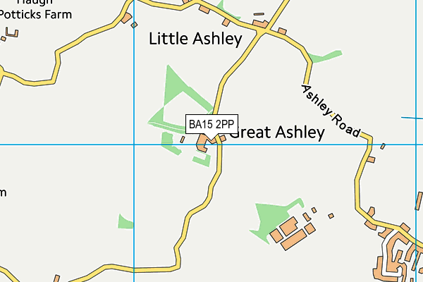 BA15 2PP map - OS VectorMap District (Ordnance Survey)