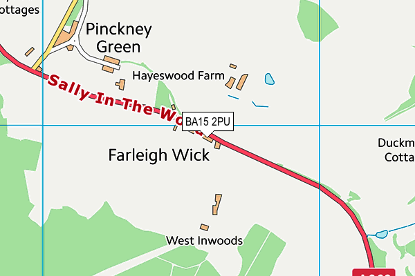 BA15 2PU map - OS VectorMap District (Ordnance Survey)