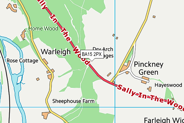 BA15 2PX map - OS VectorMap District (Ordnance Survey)