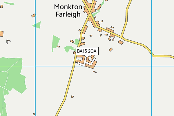 BA15 2QA map - OS VectorMap District (Ordnance Survey)