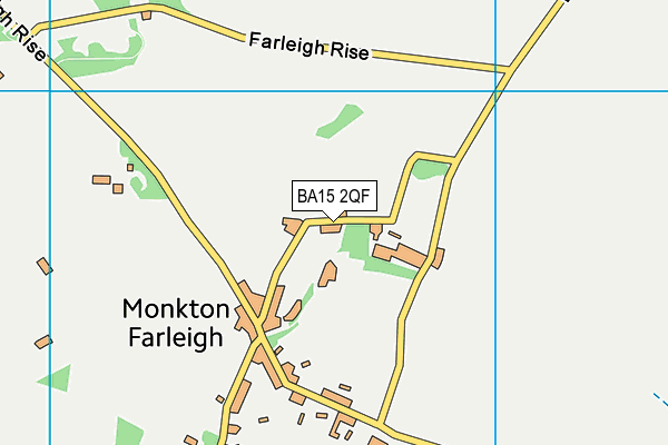 BA15 2QF map - OS VectorMap District (Ordnance Survey)