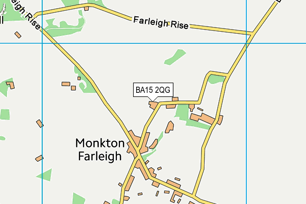 BA15 2QG map - OS VectorMap District (Ordnance Survey)