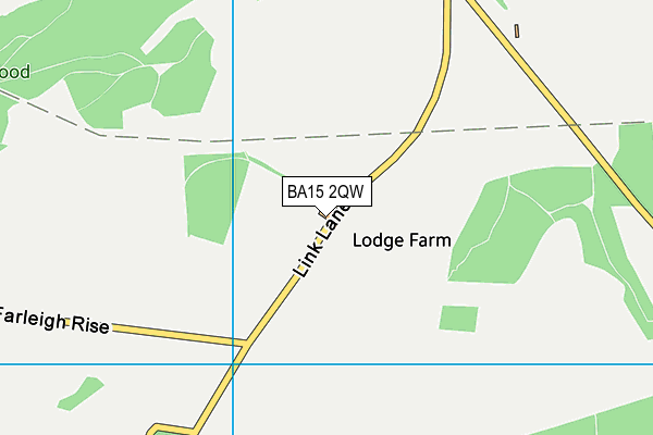 BA15 2QW map - OS VectorMap District (Ordnance Survey)