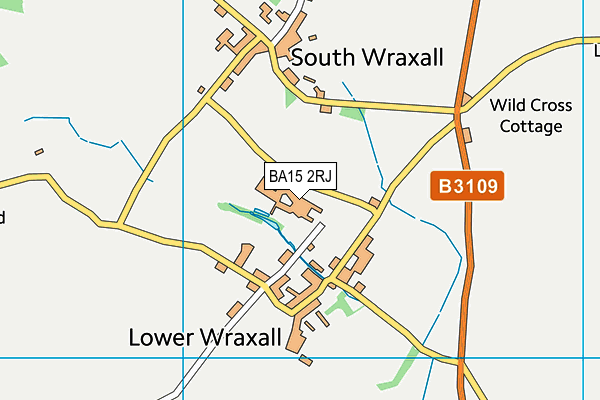 BA15 2RJ map - OS VectorMap District (Ordnance Survey)