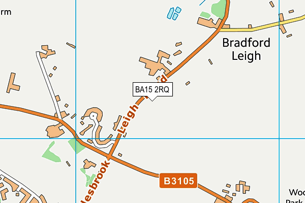 BA15 2RQ map - OS VectorMap District (Ordnance Survey)