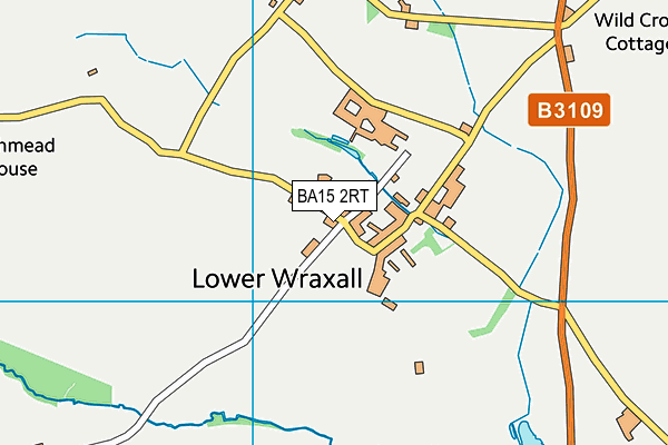 BA15 2RT map - OS VectorMap District (Ordnance Survey)