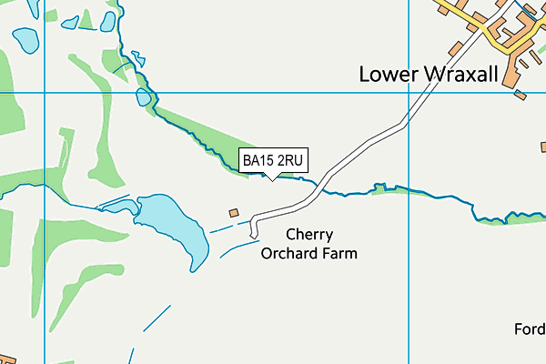 BA15 2RU map - OS VectorMap District (Ordnance Survey)