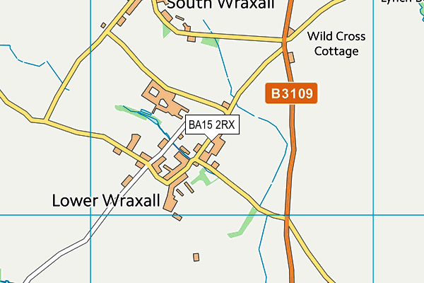 BA15 2RX map - OS VectorMap District (Ordnance Survey)