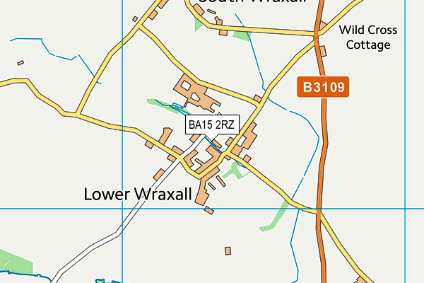 BA15 2RZ map - OS VectorMap District (Ordnance Survey)