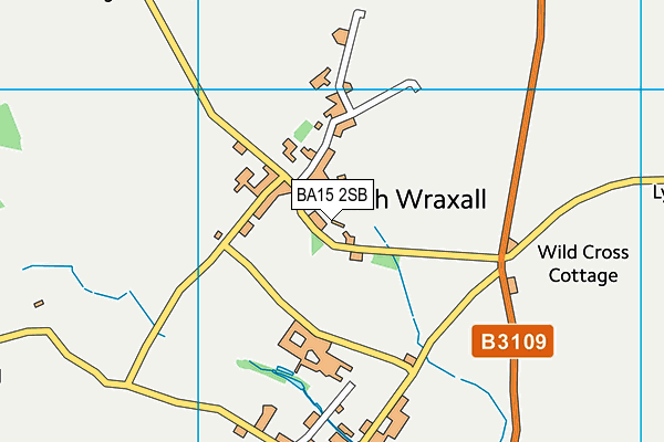 BA15 2SB map - OS VectorMap District (Ordnance Survey)