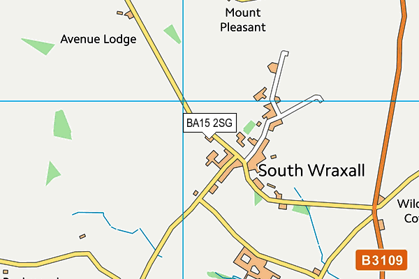 BA15 2SG map - OS VectorMap District (Ordnance Survey)