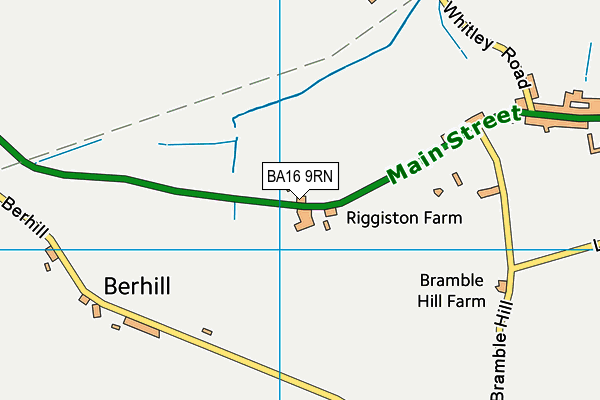 BA16 9RN map - OS VectorMap District (Ordnance Survey)