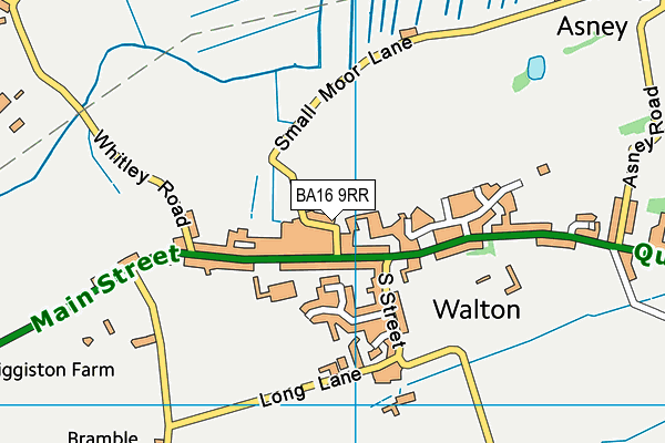 BA16 9RR map - OS VectorMap District (Ordnance Survey)